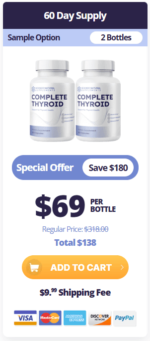 Complete Thyroid-now 2 bottle checkout- (Sixty Days Supply)- image